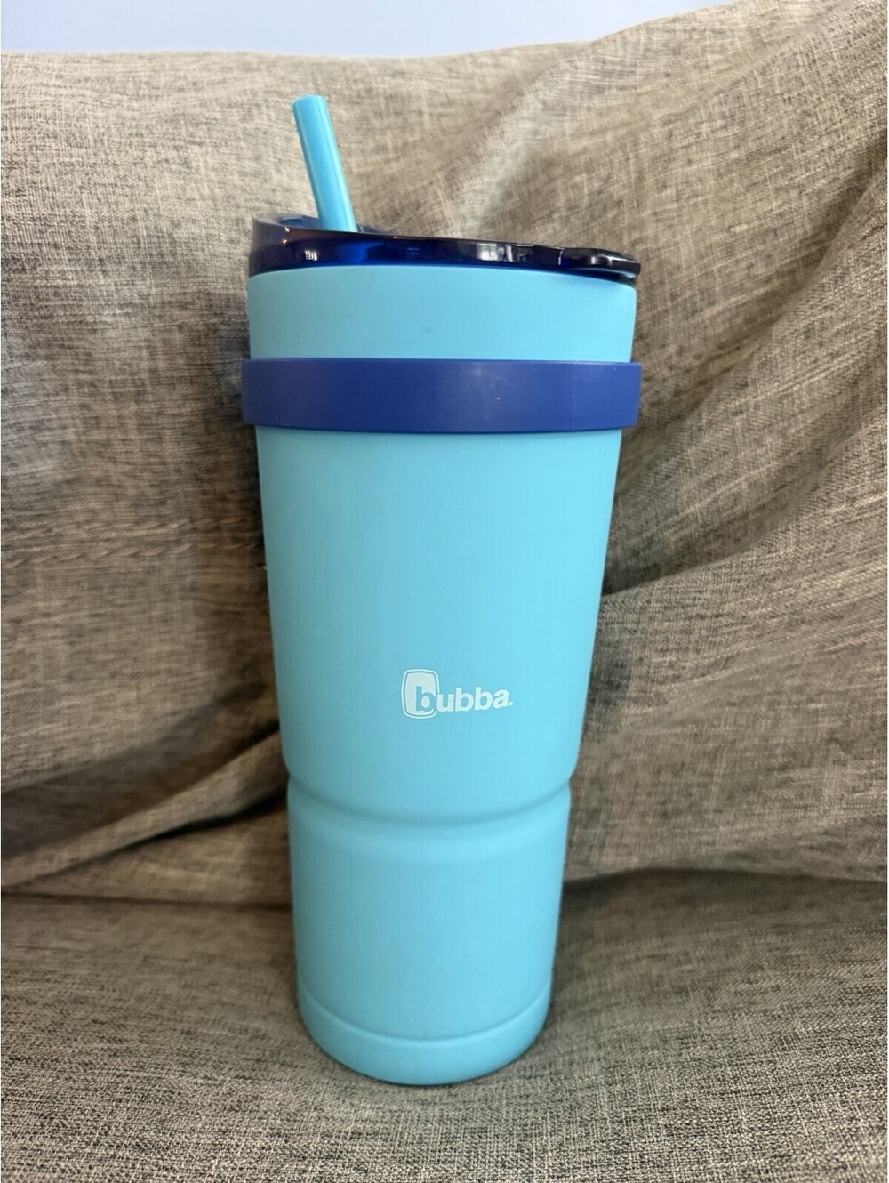 Bubba Envy S Stainless Steel Tumbler 32 Oz Blue With Blue Lid And Handle